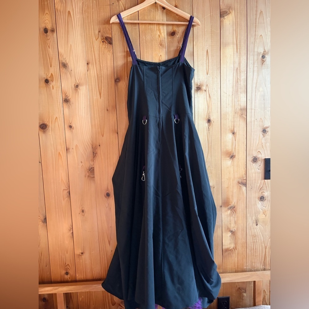 Lip Service Garter Hook Goth Ball Gown Dress L - Picture 11 of 13